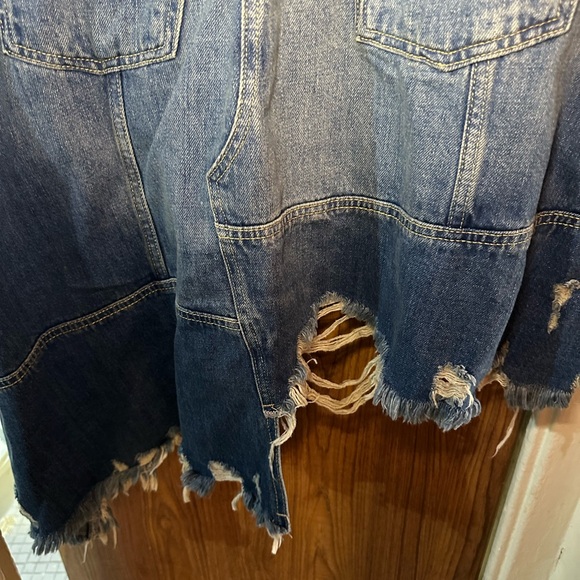 Zara Ripped denim jacket dress - Picture 10 of 11